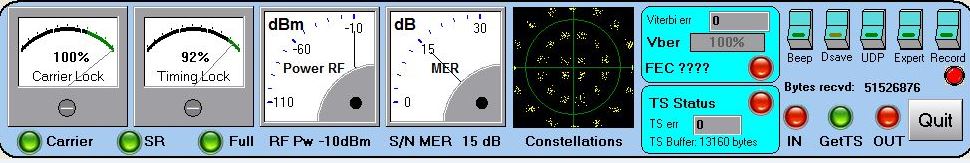 G0MJW - DVBS2 32APSK - 1.3Mbits/sec on 146 MHz!