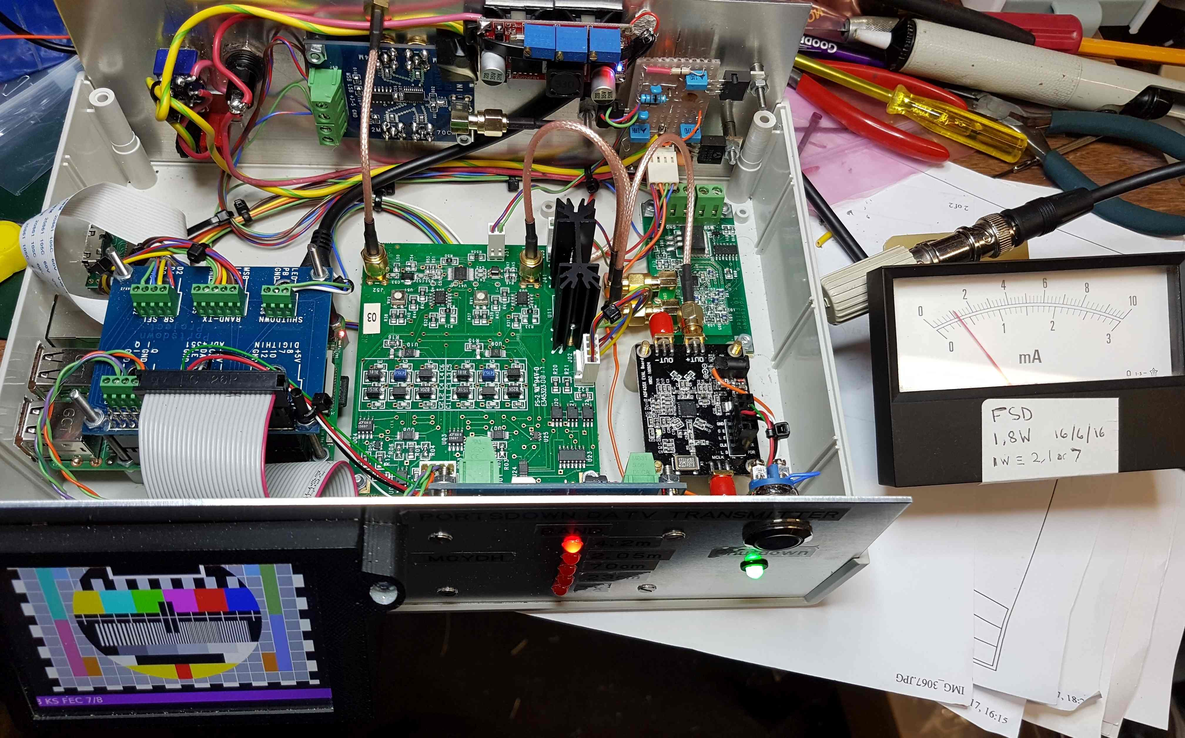 20170613_71MHz first power out.jpg