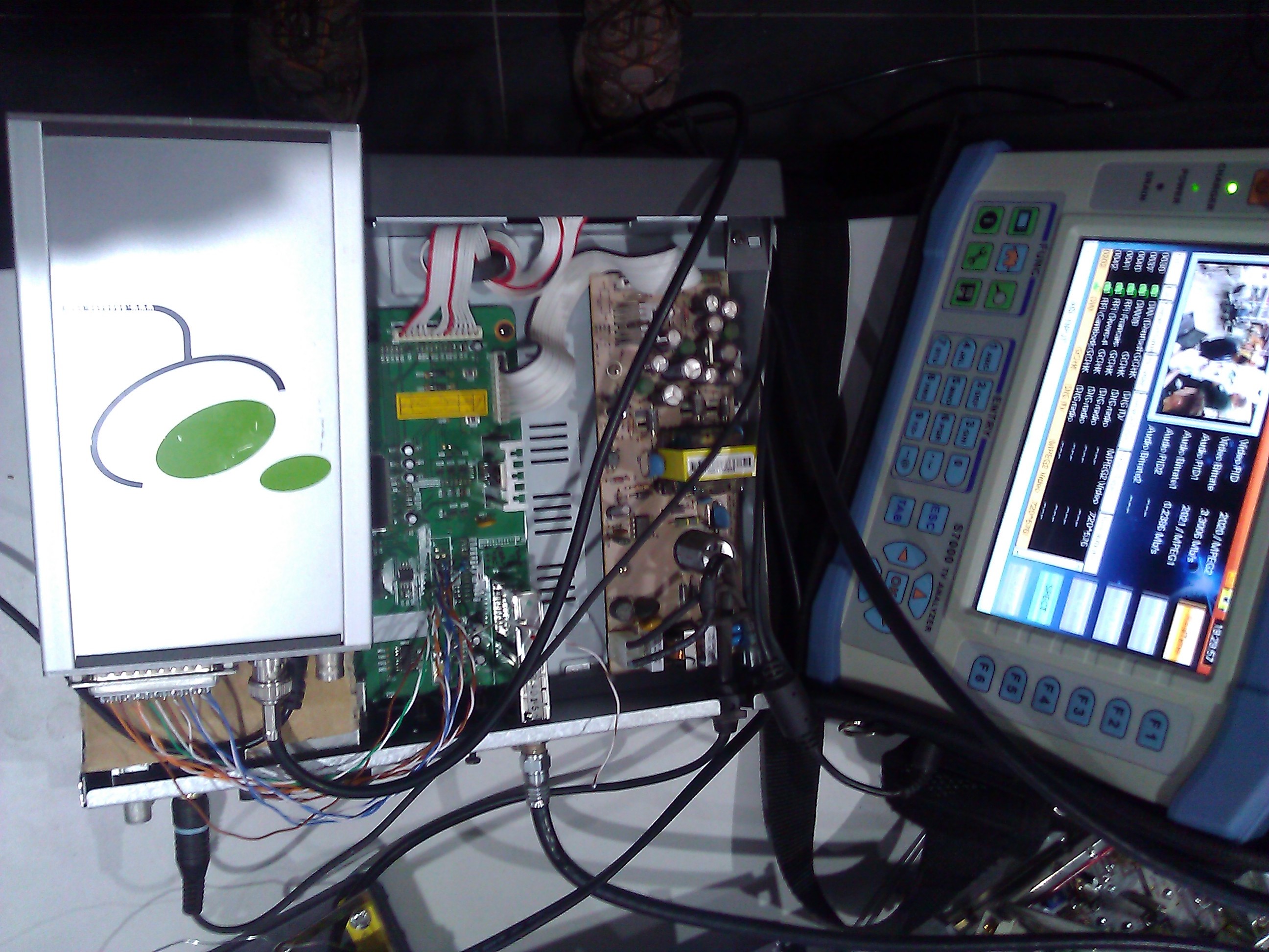 Sat box TS to TTL to ASI interface