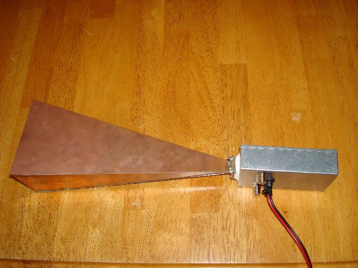 Here is my 24GHz 10mw TX with 25db Horn