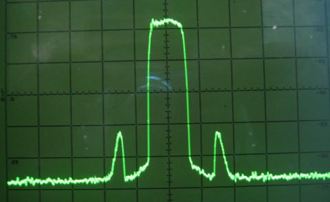 5Meg SR rate, trace 5MHz per div