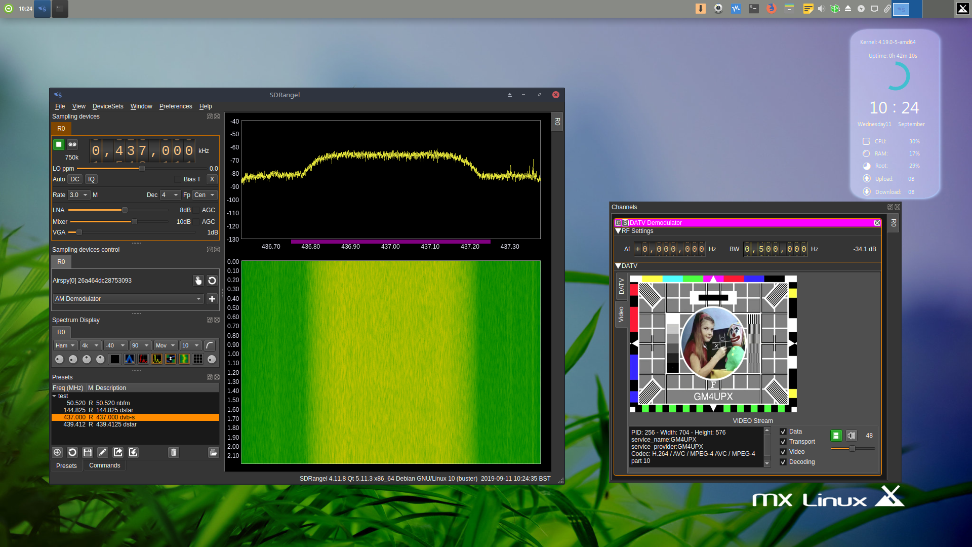 LimeSDR mini/sdrangel