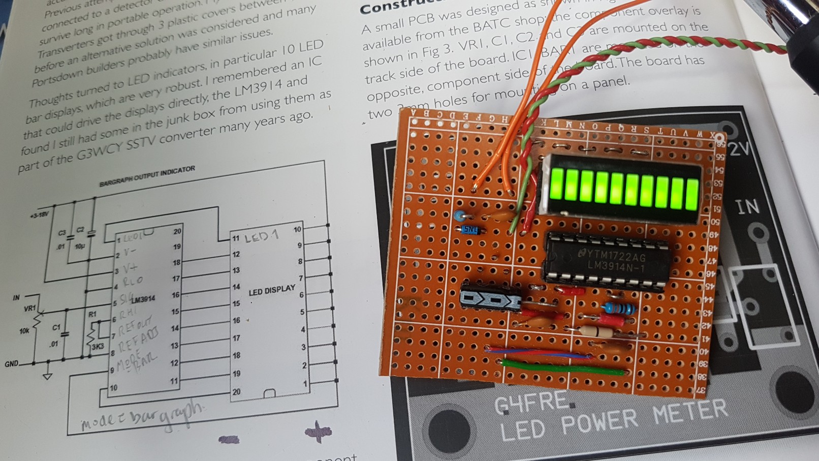 Veroboard indicator.