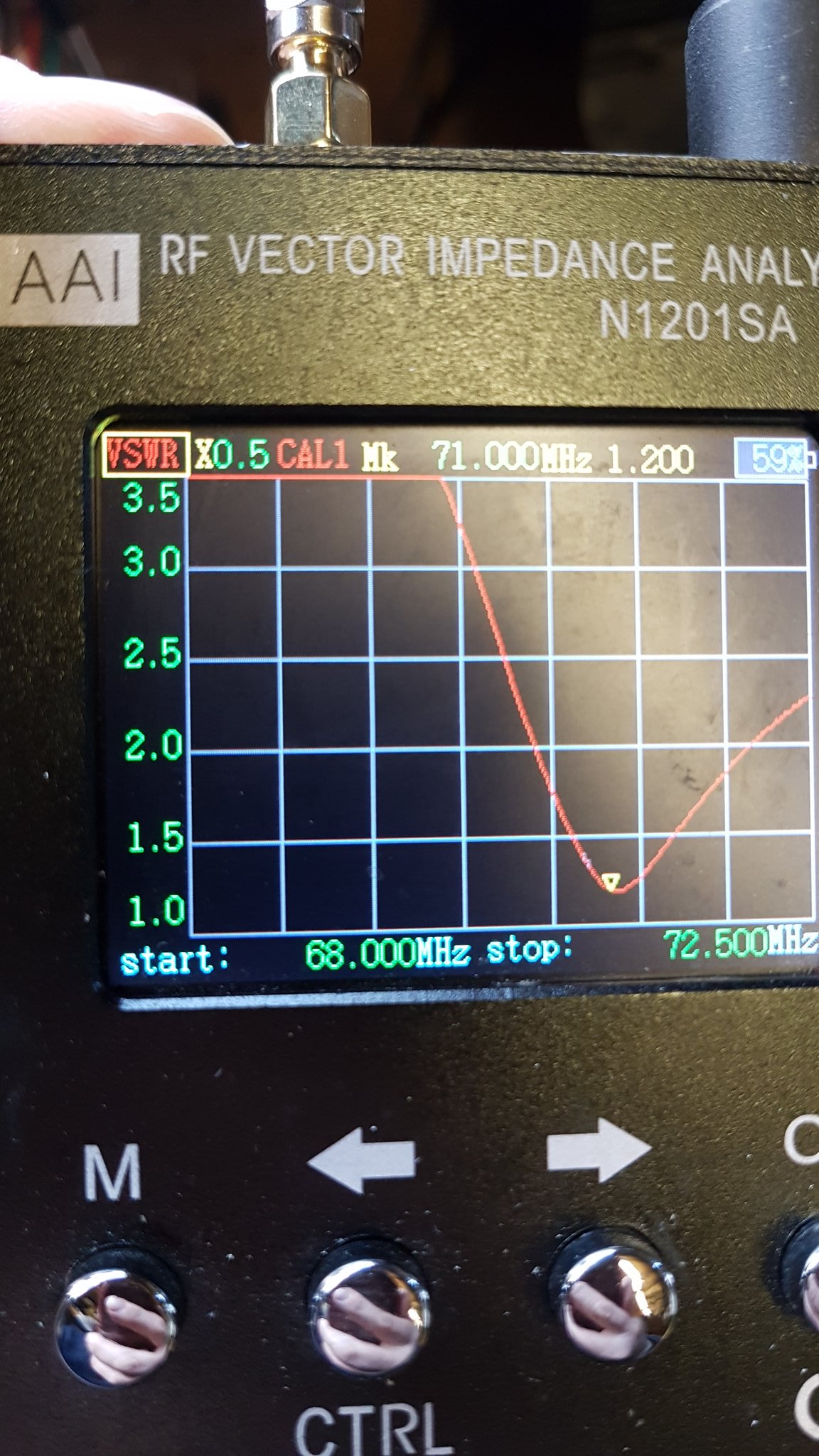 Narrow bandwidth match was the best I could get after 3 sessions