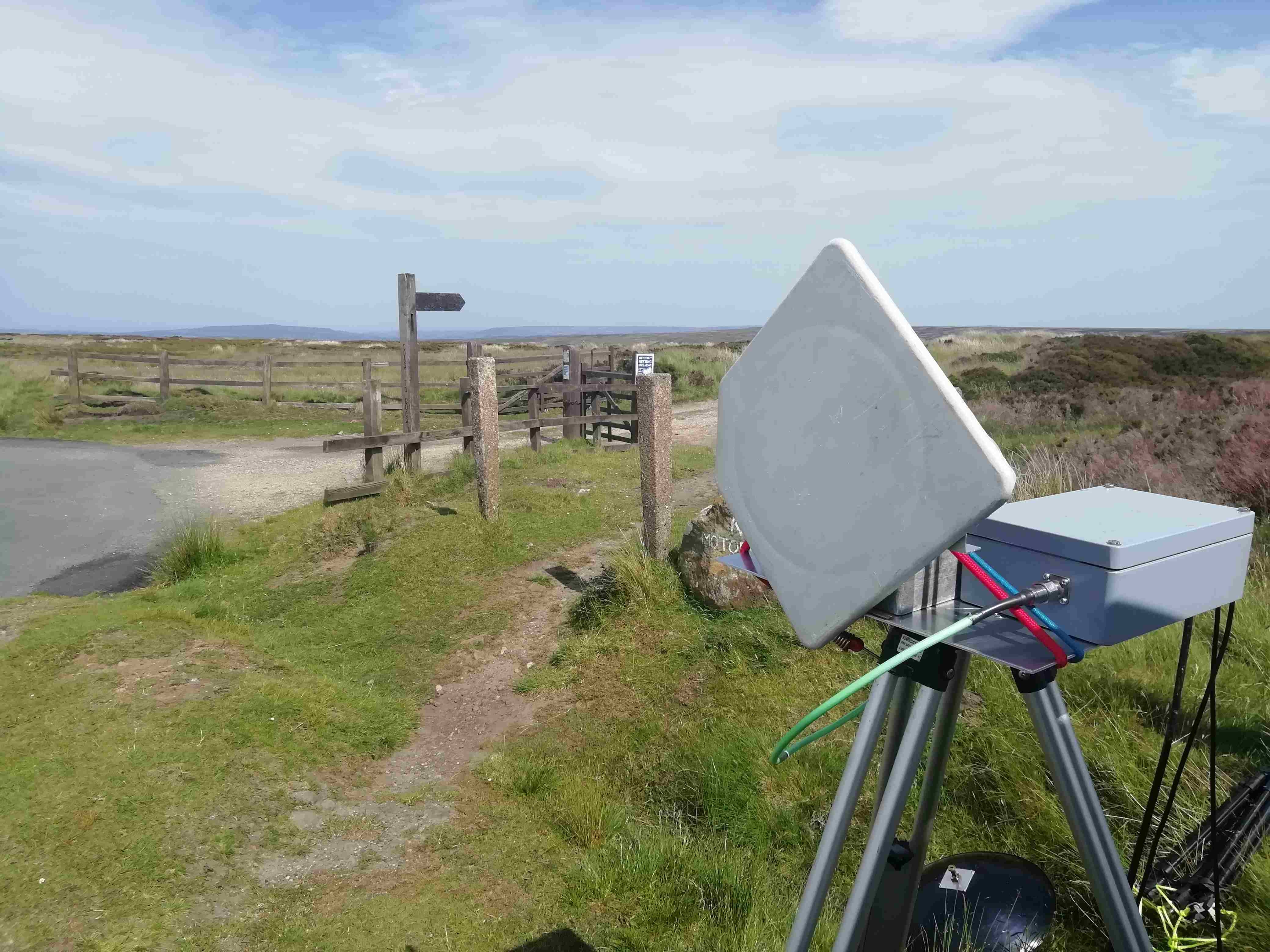 6cm FMTV (the site is on the coast to coast walk, see sign)