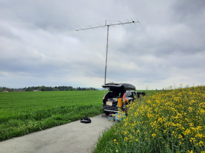 QRV on 2m as HB9/PE1ITR JN47CF (Witwil). Altitude 708m.