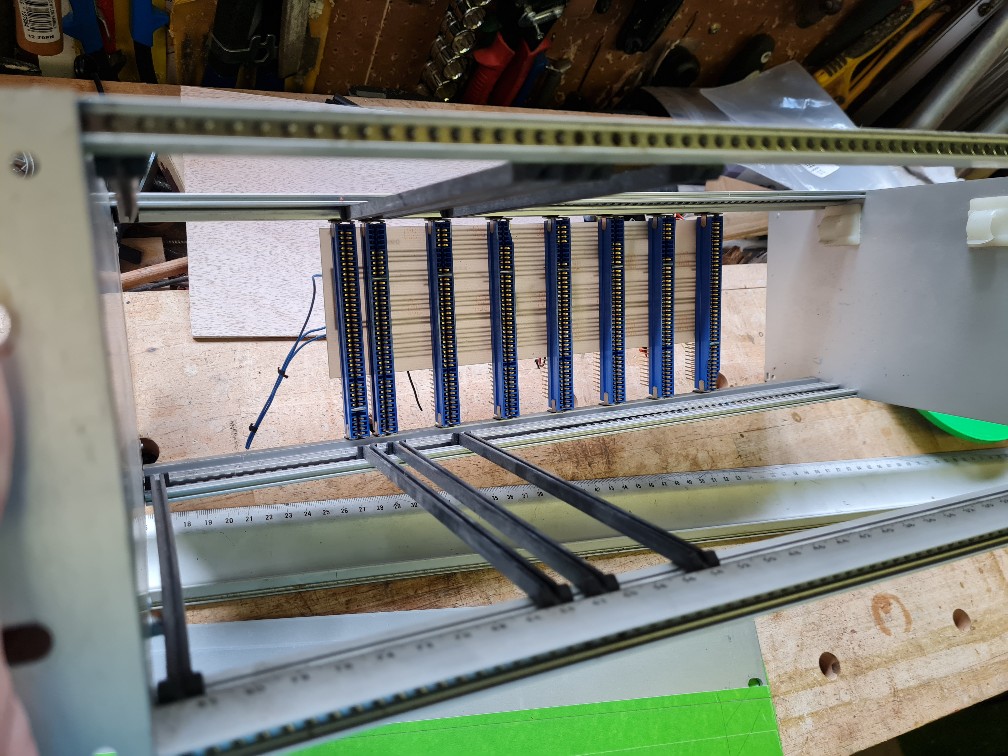 Sub Chassis with Euro card rails and old backplane