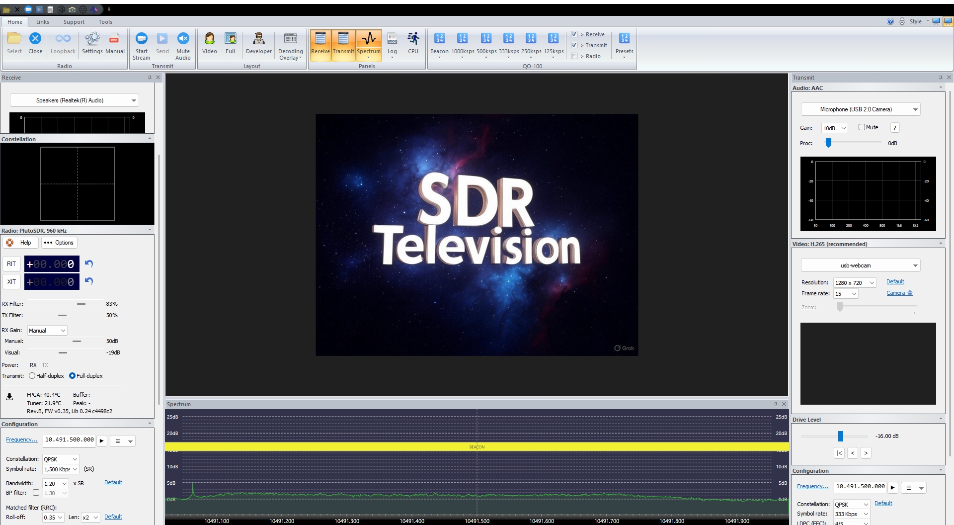 SDR TV Running