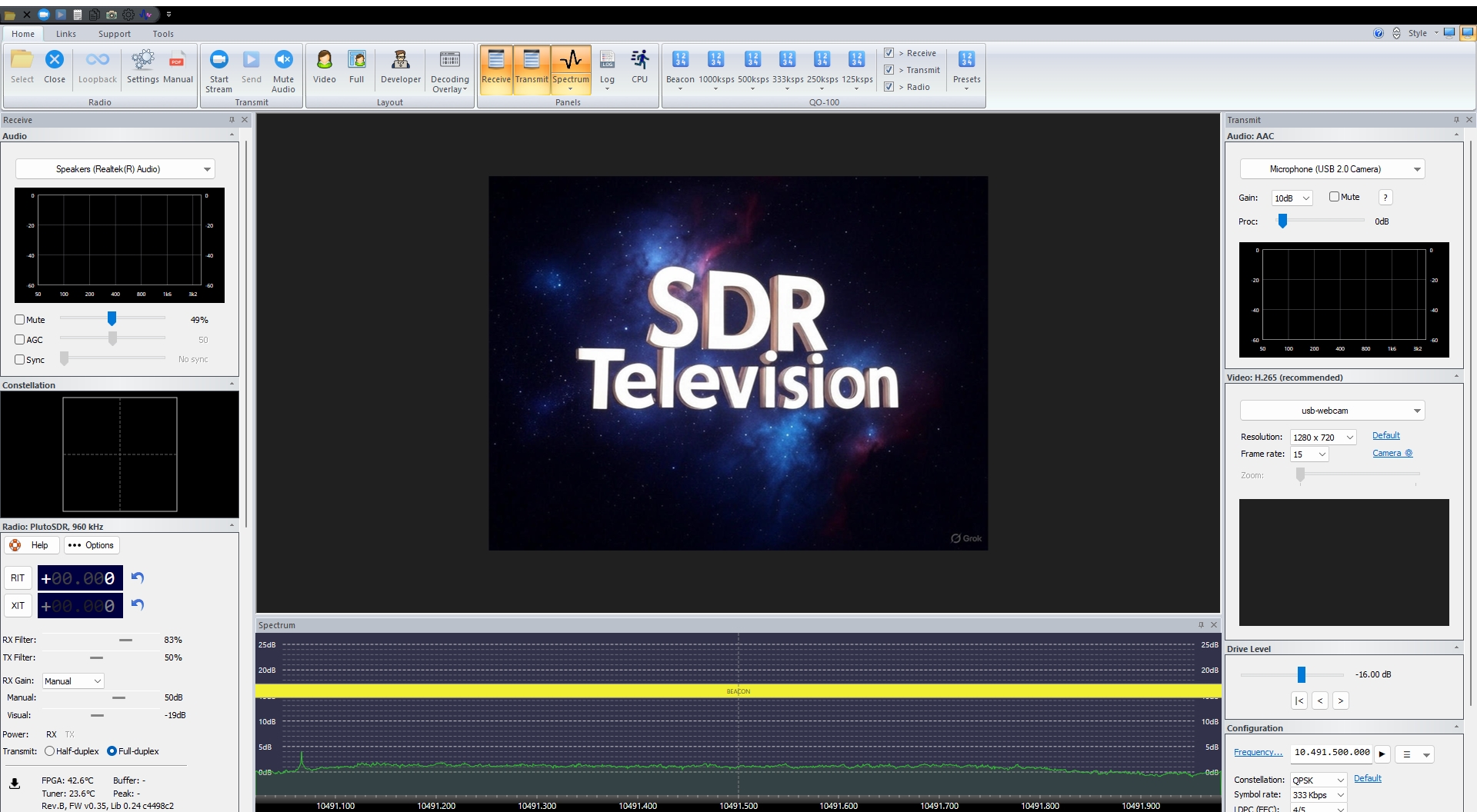 SDR TV Running