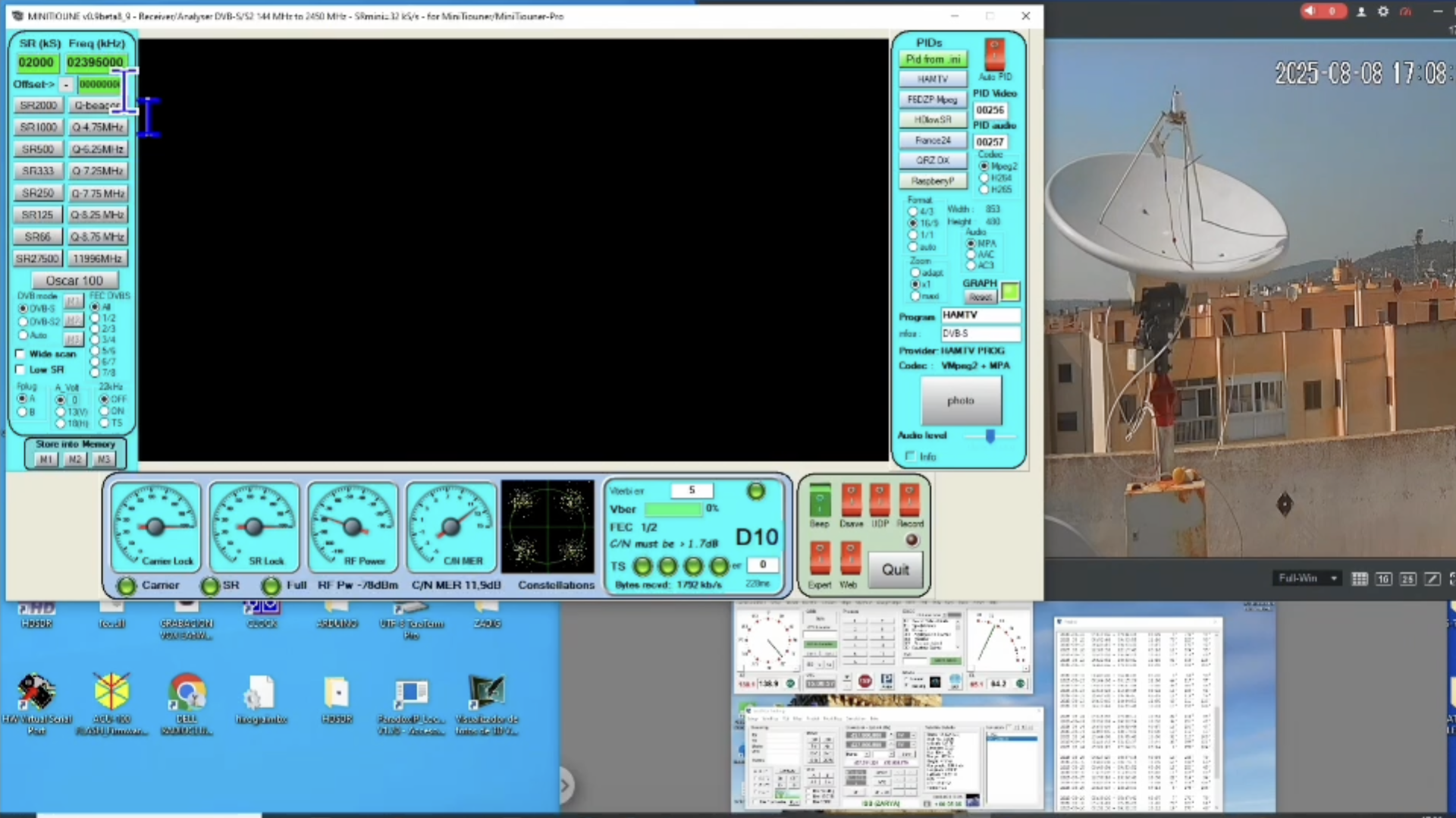 2nd HamTV ISS  RX