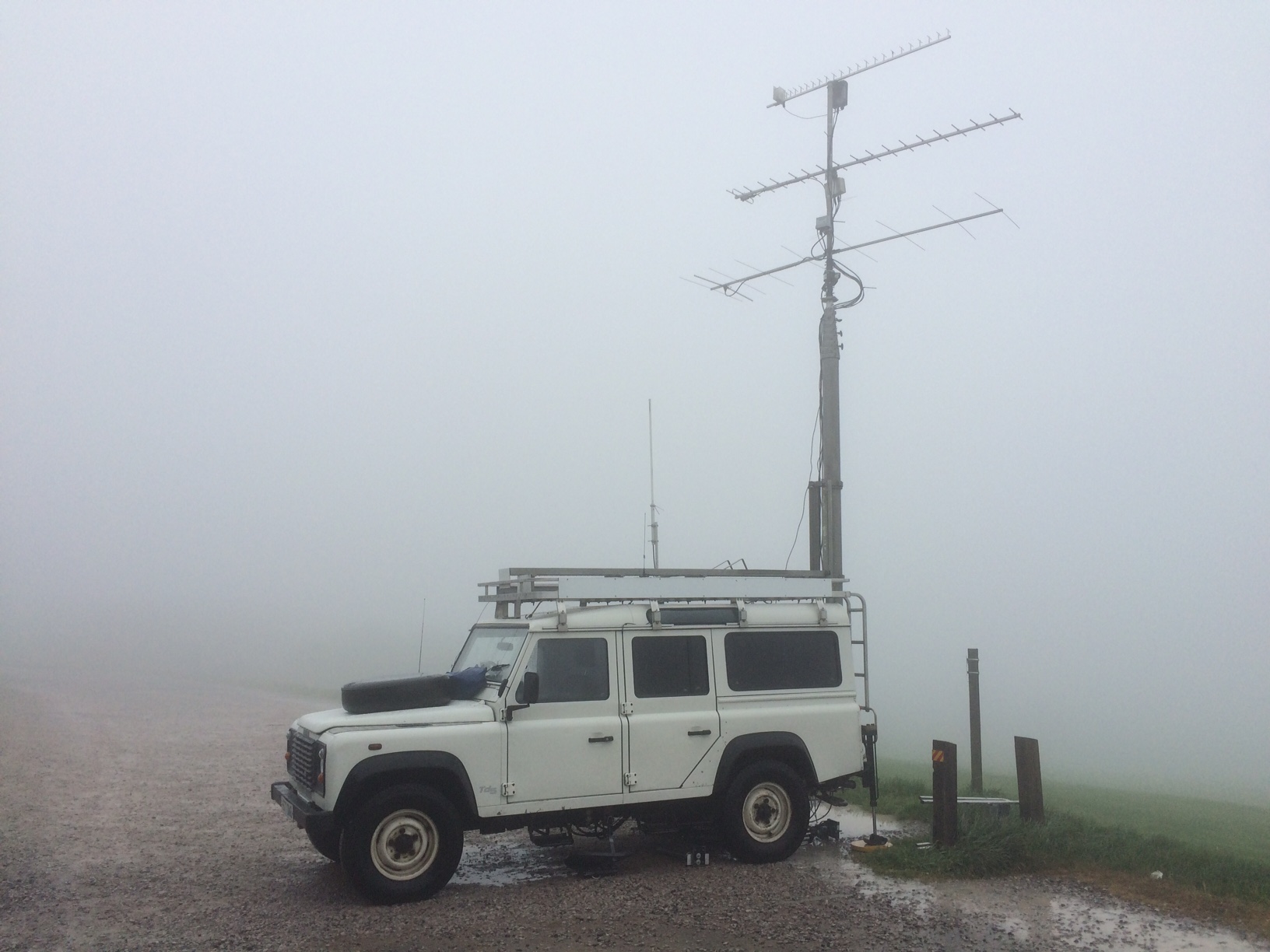 This used to be called the &quot;SUMMER&quot; FUN contest - note the river running under the Land Rover!