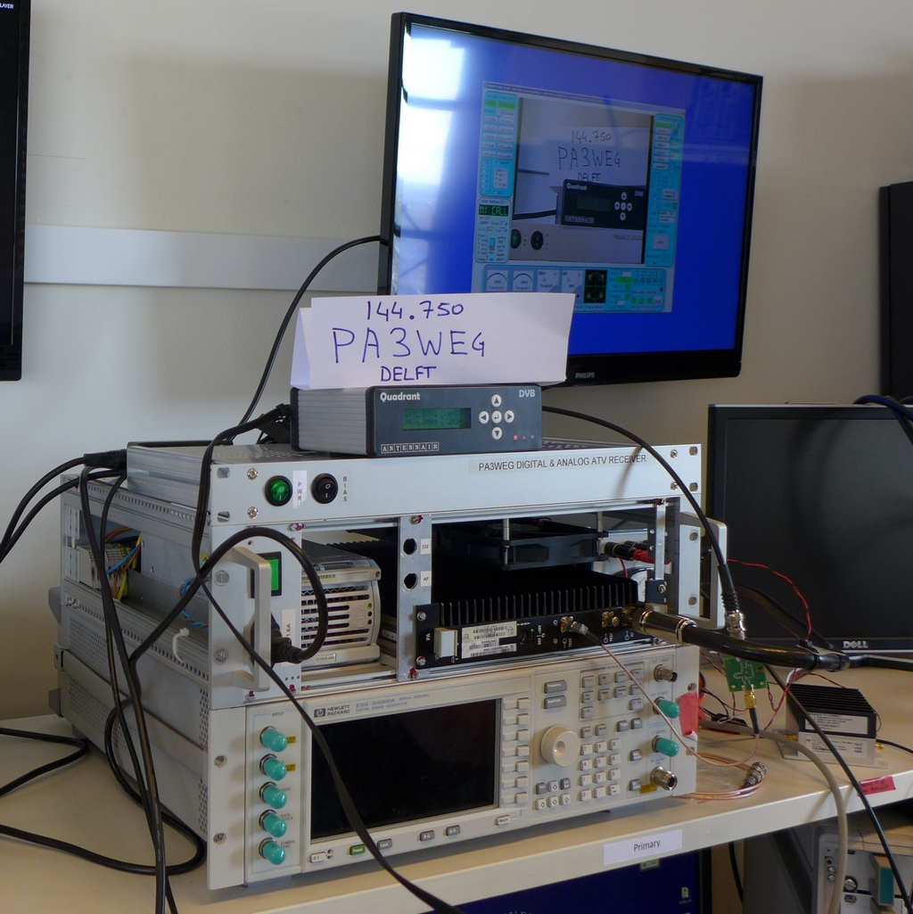 DTX-1, driver and PA (in rack)